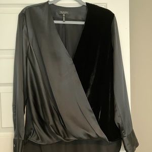 Rag and Bone Silk & Velvet Blouse